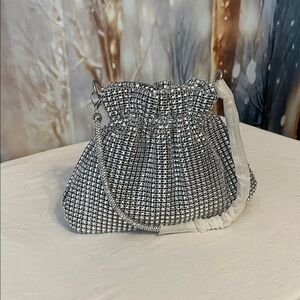 Elegant Silver Women's Bag 8x6